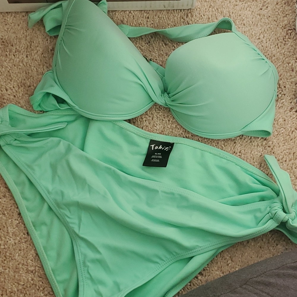 Teal bathing suite